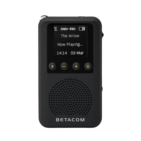 Betacom Pocket DAB, Portable Digital Radio, Built-in Speaker, Rechargeable